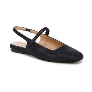 NAT Naturalizer Womens Connie Mary Jane Leather Flat Shoes Navy Size 9.5W NIB